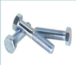Partially threaded hex bolts — view 2